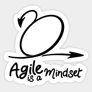 Agile is a mindset V2 Sticker